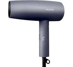 SALONIA サロニア スピーディーイオン ドライヤー 大風量 速乾 軽量 マイナスイオン ヘアドライヤー SL-013AGR グレー【Amazon.co.jp限定】