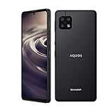 SHARP SIMフリースマホ AQUOS sense6 RAM 6GB/ROM 128GB eSIM対応 ブラック