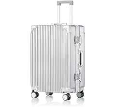 [C.jutro] 【新技術ダブル搭載】_ChromeLite×UltraCush スーツケース キャリーケース 機内持ち込み キャリーバッグ sサイズ シルバー