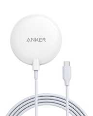Anker PowerWave Magnetic Pad Lite（マグネット式ワイヤレス充電器） iPhone 14シリーズ / 13シリーズ / 12シリーズ専用 ホワイト