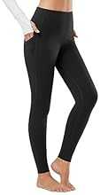 baleaf Women's Fleece Lined Leggings Thermal Warm Winter Tights High Waisted Thick Yoga Pants Cold Weather with Pockets