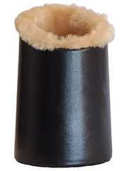 【amazon.co.jp限定】メイガン(Meigan) メガネスタンド ラウンド (PU レザー &フェイクファーが おしゃれ) 5976