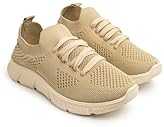 حذاء مشي منسوج خفيف الوزن للنساء - حذاء رياضي مزود بمسامات للتهوية مع نعل مبطن مريح، 1002