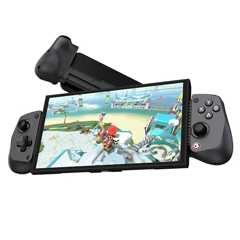 GameSir X5s スマホコントローラー Iphone、Android、PC、スイッチ/スイッチ2 幅広い互換性のゲームコントローラー Bluetooth5.3接続 174g軽量 高耐久ホールスティック ドリフト防止 213㎜伸縮タブレットコントローラ ABXYレイアウト交換可能、ジャイロセンサー搭載、TURBO連射機能、HD振動、約11時間稼働840mAh電池搭載ゲーミングコントローラー グラウンドゲーミング/ストリーミングプレイで遊ぶ可能 日本語説明書 グレー