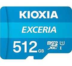 KIOXIA(キオクシア) 旧東芝メモリ microSD 512GB UHS-I Class10 (最大読出速度100MB/s) Nintendo Switch動作確認済 国内サポート正規品 メーカー保証5年 KLMEA512G