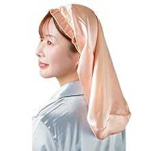 [Beliora] 【シルク100%×ヒアルロン酸配合】 シルク ナイトキャップ 【美髪のプロ監修】 ロングヘア用 ショートヘア用 被るだけでサラ艶髪へ