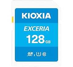 KIOXIA(キオクシア)【日本製】SDカード 128GB SDXC UHS-I Class10 読出速度100MB/s 国内正規品 メーカー保証5年 KLNEA128G