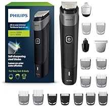 Philips Multigroom 5000 Series, All-in-One Shaver, Beard Trimmer and Hair Clipper, 20-Piece Men's Grooming Kit for Beard, F…