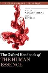 Book cover The Oxford Handbook of the Human Essence (Oxford Library of Psychology)