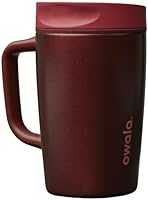 Owala SmoothSip Slider Stainless Steel Insulated Travel Mug with handle, 100% Leak Proof, For Hot and Cold Drinks,...