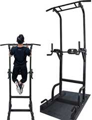 STEADY 懸垂マシン マット付 【 Designed in Japan 改良バー (特許庁実用新案) / 耐荷重150kg 】 ステディ ST115 ぶら下がり健康器 懸垂バー チンニングスタンド