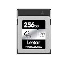 Lexar Professional SILVER Serisi 256 GB CFexpress Kart, Tip B CFe Kart, 1750 MB/s'ye kadar Okuma Hızı, PCIe Gen3x2 özellikl…