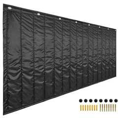 TORIBIO 吸音材 遮音シート 防音ドアカーテン 窓 防音 吸音対策 壁 騒音軽減 室内 音響録音 (丈244 cm x 幅203 cm (厚い10mm)-L)