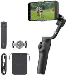 DJI ジンバル Osmo Mobile 6 スレートグレー【国内正規品】機能アップグレード 3軸スマホジンバル トラッキング機能 Watchで遠隔操作 内蔵延長ロッド 携帯性＆折りたたみ設計 Android＆iPhone用ジンバル Vlogスタビライザー YouTube＆TikTok動画