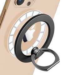 ＺＮＸ＼ＺＥＮＩＸ MagSafe 充電 対応 スマホ ホールド リング ロゴ 見せ ZX-safering2 (ブラック)