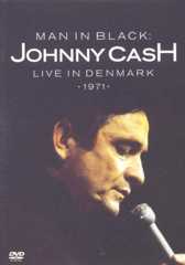 MAN IN BLACK - LIVE IN DENMARK 1971 cover art