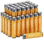 Amazon Basics 36 Pack AAA High-Performance Alkaline Batteries, 10-Year Shelf Life, Easy to Open Value Pack