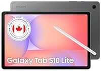 Samsung Galaxy Tab S10 Lite (CAD Version & Warranty) - Graphite, 128GB, 10.9" Android Tablet, AI Assistant, 8000mAh Battery…