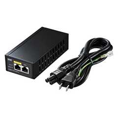 サンワサプライ PoEインジェクター IEEE802.3af/at ギガビット対応 AUTO-MDIX機能搭載 LAN-GIHINJ2