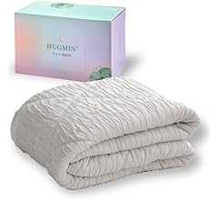 HUGMIN® ハグミン 掛け布団 肌掛け布団 肌にやさしい CICA加工【もちふわ 肌布団】軽量 洗える 抗菌防臭 高級レーヨン素材 高い通気性 夏用 カバーいらない 掛けふとん|シングル|グレージュ【 肌のために考えた】乾燥肌 美容 素肌 オ…