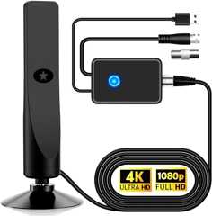 【2024年強化モデル・信号増強 】室内アンテナ Sattie テレビアンテナ 450KM 受信範囲 4K アンテナ 地デジアンテナ 360度全方位受信 信号ブースター 高性能 高感度 設置簡単 薄型&小型軽量USB式 全種類 弱電界地区 UHF VHF 対応 日本語説明書 ブラック.