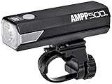 キャットアイ(CAT EYE) 自転車用ヘッドライト AMPP500 ブラック 最大約500ルーメン USB充電式 コンパクトでありながら頑丈でパワフル 横からの視認性を高めたサイドレンズ採用 HL-EL085RC