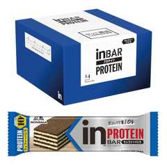 inバー プロテイン バニラ (14本入×1箱) プロテインバー ココアウエファーにバニラクリームのウェファータイプ 高タンパク10g 森永製菓 【Amazon.co.jp限定】