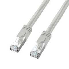 サンワサプライ PoE CAT6 LANケーブル ライトグレー 3m KB-T6POE-03