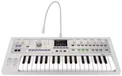 KORG(コルグ) シンセサイザー microKORG 2 限定カラー/アナログモデリング/ボコーダー/コンパクト/カラー・ディスプレイ/電池駆動可/37鍵 メタリック・ホワイト MK-2 MWH