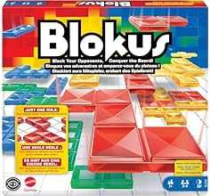 Mattel Games Blokus Strategy Board Game for Kids & Families with Color Blind Accessible Pieces & Just One Rule