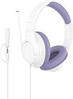 Belkin SoundForm Inspire Wired Over-Ear Headset for Kids, Online Learning & Travel w/Built-in Boom Mic, 85dB Safe Volume...
