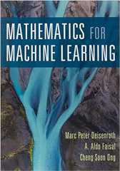 Mathematics for Machine learning Mathematics for Machine learning
