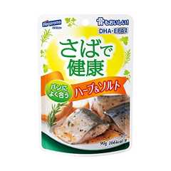 はごろも さばで健康 ハーブ&ソルト(パウチ) 90g (1422) ×12個