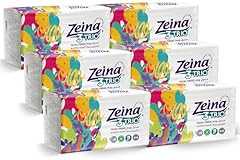 مناديل ثلاثية الطبقات، عبوة من 6 أكياس × 500 منديل من زينة