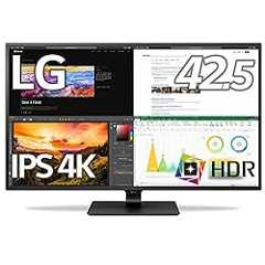 LG モニター ディスプレイ 43UN700-B 42.5インチ/4K/HDR対応/IPS非光沢/HDMI×4,DP,USB Type-C/スピーカー/ブルーライト低減、フリッカーセーフ/リモコン付属