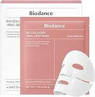 BIODANCE Bio-Collagen Real Deep Mask, Hydrating Overnight Hydrogel Mask, Pore Minimizing, Elasticity, Plumping...