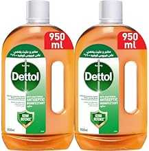 سائل مطهر مضاد للبكتيريا من ديتول 950 مل - عبوة قطعتين