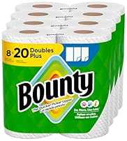 Bounty Select-A-Size Paper Towels, White, 8 Double Plus Rolls = 20 Regular Rolls