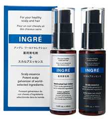 [これでダメならAGA病院保証] 医薬部外品 アングレ ワールドセレクション 発毛促進剤 INGRE 育毛剤 男性 女性 薬用 リデンシル AGA