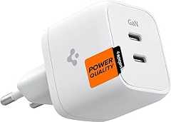 Spigen 35W USB-C 2 Port Mini Adaptör Samsung PPS Şarj Isı Düşürücü GaN Hızlı Şarj Aleti iPhone & Android & iPad &...