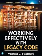 Book cover Working Effectively with Legacy Code (Robert C. Martin Series)