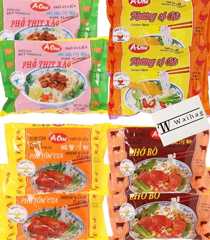 A-One ベトナム フォー 4種8袋 Waihagオリジナルセット！ ノンフライ米麺でヘルシー！お湯を注ぐだけで簡単調理！インスタント 袋麺 ベトナム料理