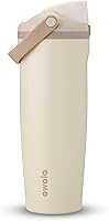 Owala FreeSip Sway Insulated Stainless Steel Water Bottle with Two-Way Spout, Built-In Straw and Bucket Handle, Made for...