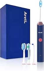 Areti(アレティ) 電動歯ブラシ ホワイトニング 2段階速 音波 USB 充電式 携帯 タイマー スタンド ケース付 t1731IDG MIGAKI