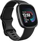 Google Fitbit Versa 4 Fitness Smart Watch for Men and Women with Daily Readiness, Gps, 24/7 Heart Rate, 40+ Exercise Modes, Sleep Tracking and More, Black/graphite, One Size (S and L Bands Included