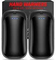 2 Pack Hand Warmers Rechargeable, Portable Electric Hand Warmers Reusable, USB 2 in 1 Handwarmers, Outdoor/Indoor/Warm...