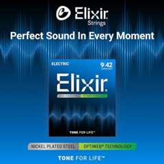 Amazon.co.jp_ ELIXIR(エリクサー) Elixirエレキギター弦 OPTIWEB Super Light .009-.042 #19002 【国内正規品】 _ 楽器・音響機器