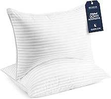 Beckham Hotel Collection Bed Pillows Standard/Queen Size Set of 2 - Original Soft Down Alternative Pillow for Sleeping -...