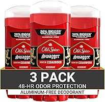 Old Spice Aluminum Free Deodorant for Men, 24/7 Odor Protection, 24/7 Freshness & Lasting Scent, Swagger with Cedarwood...