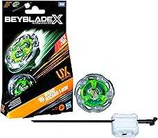 Beyblade X Wand Wizard 1-60R UX Starter Pack Set with Attack Type Top and Launcher; Authentic Takara Tomy Battle Tops...
